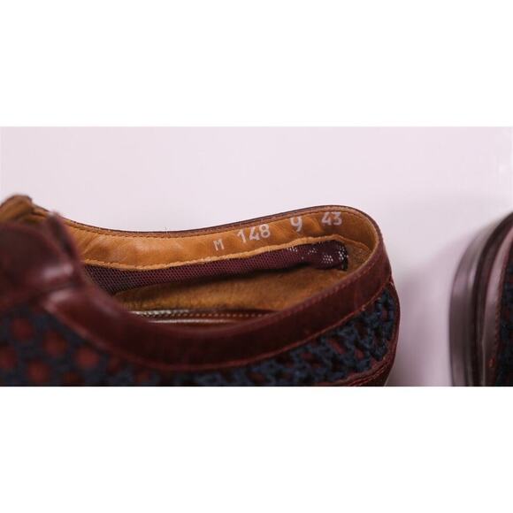 Paul Smith Oxblood Captoe Netted Oxford Leather Dress Shoes Eu 43 - US 10 - Picture 13 of 13